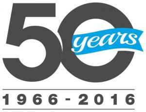 Positronic 50 Year Anniversary Logo