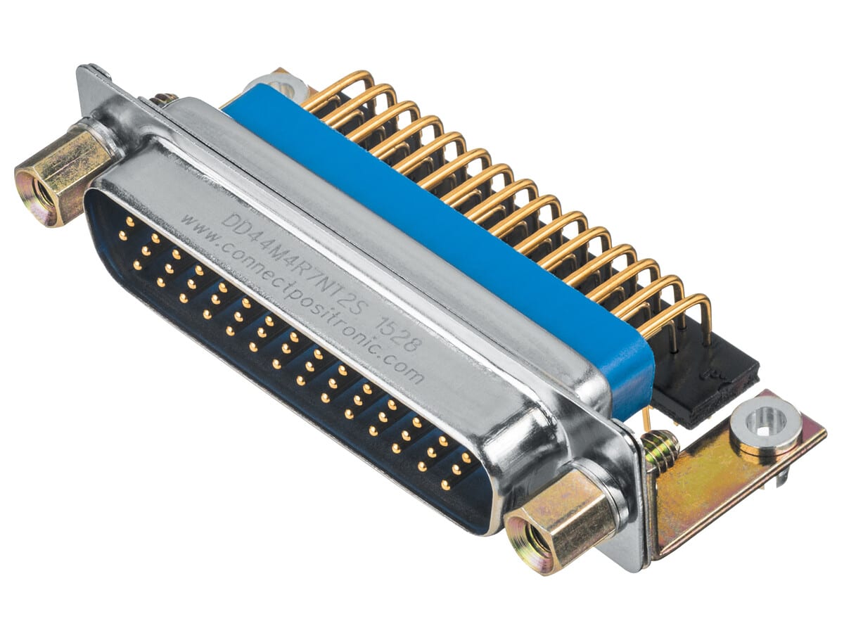 POSITRONIC M39029/58-360 D Sub Contact, HD-D-Sub Connectors, Pin, Copper  Alloy, Gold Plated Contacts, 22 AWG, 28 AWG