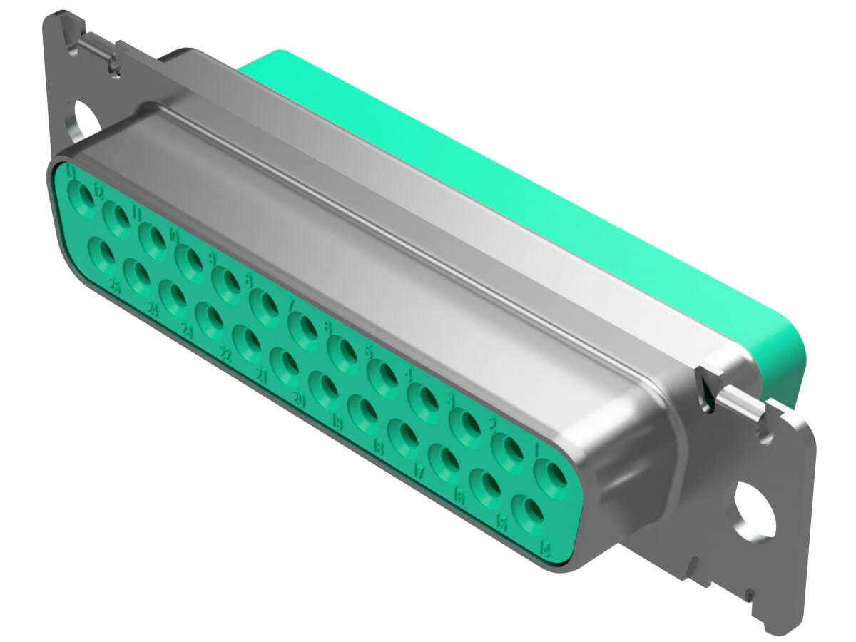 POSITRONIC M39029/58-360 D Sub Contact, HD-D-Sub Connectors, Pin, Copper  Alloy, Gold Plated Contacts, 22 AWG, 28 AWG