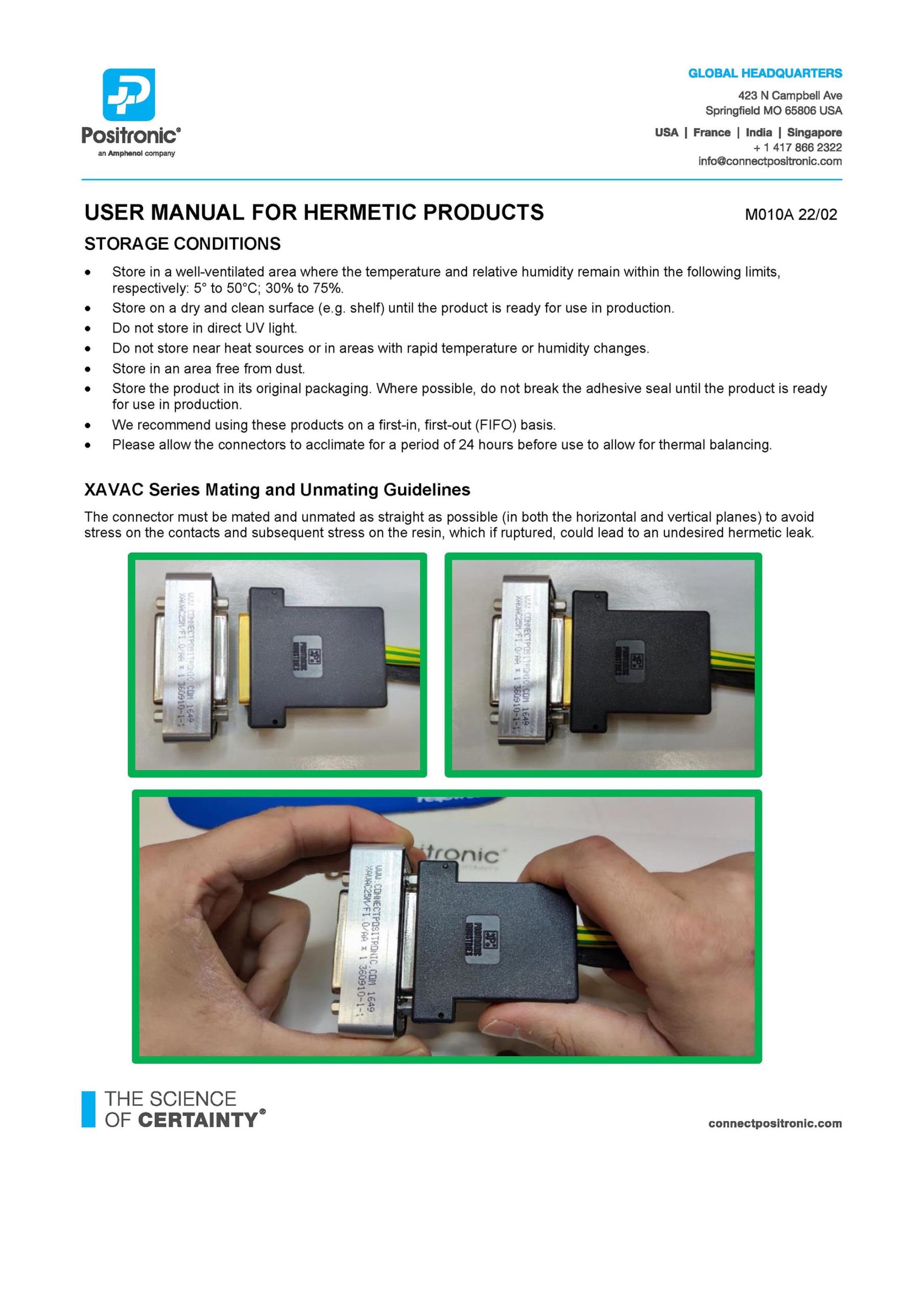XAVAC Series Positronic The Science of Certainty
